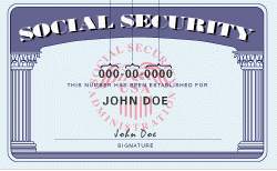 Sample Social Security Card